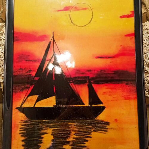 Framed Sailing Ship