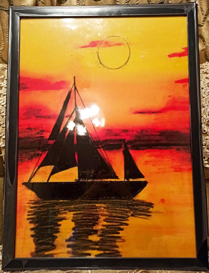 Framed Sailing Ship